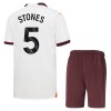 Camisola + Calções Manchester City Stones 5 Criança Equipamento 2ª 23/24